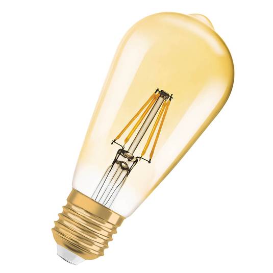 LED lamp goud E27 2,5W, warmwit, 225 lumen