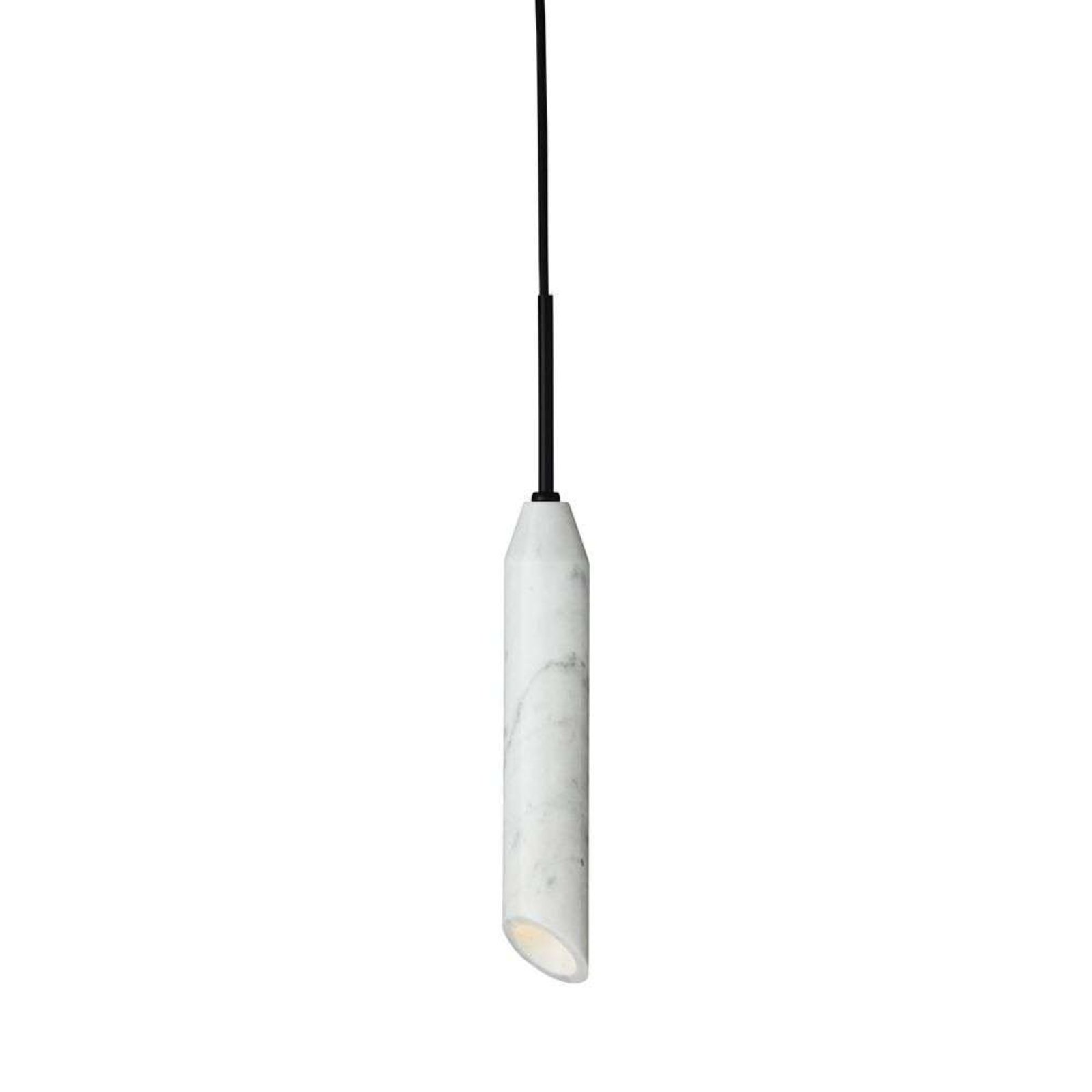 Marble Art Závěsná Lampa White Carrara - Design By Us