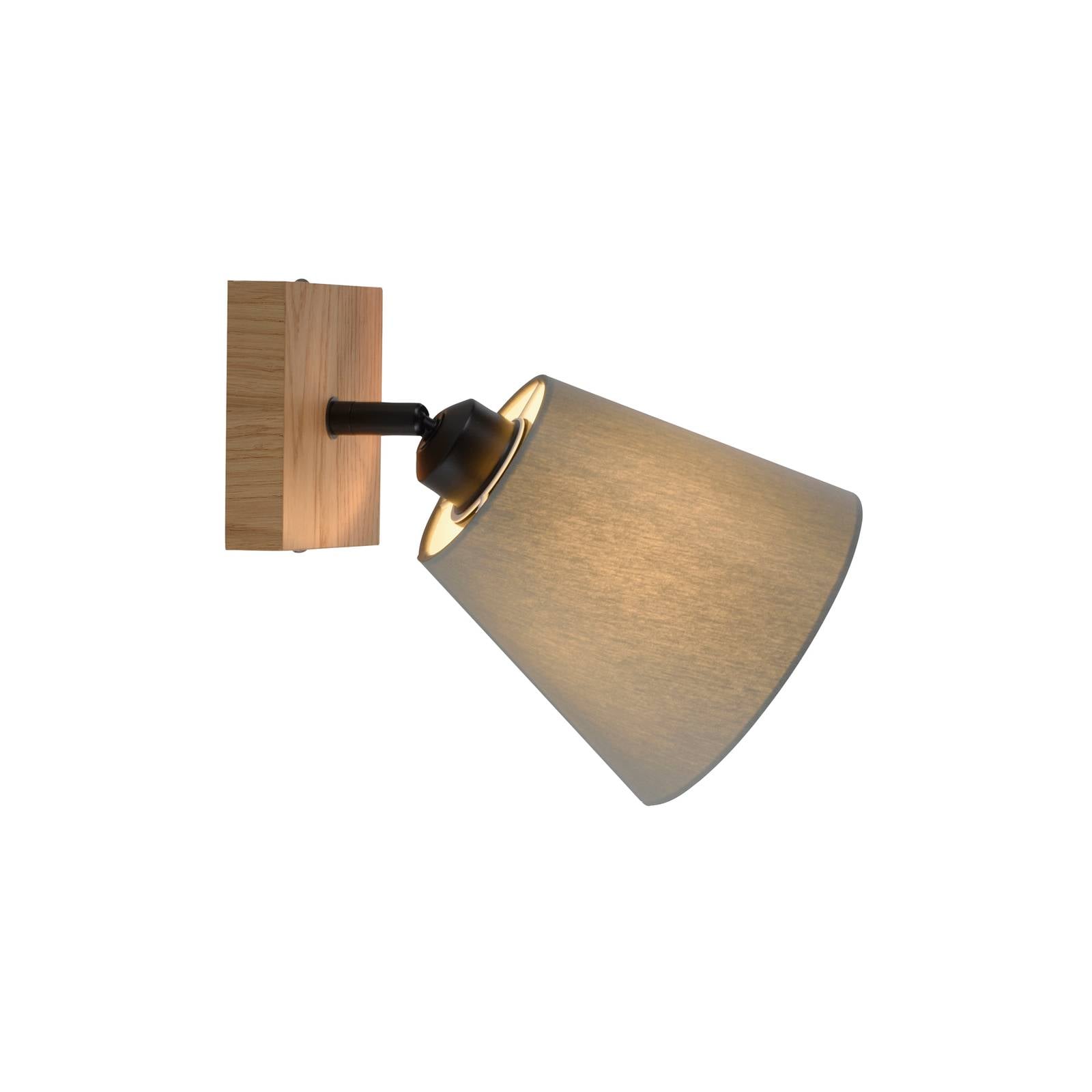 Wandstrahler Green Michel mit Stoffschirm
