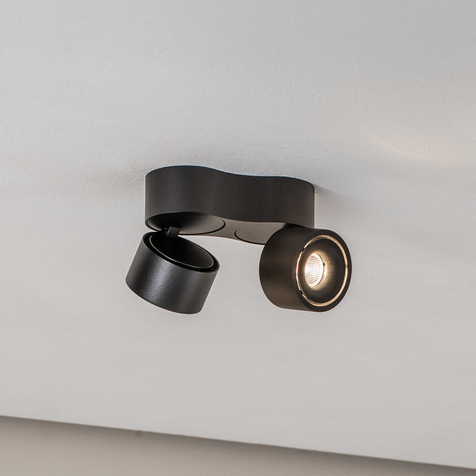 Rotari LED Aufgesetzter Spot 2x6,1W Schwarz - Arcchio
