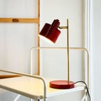 Dyberg Larsen Ocean table lamp, dark red, height 43 cm