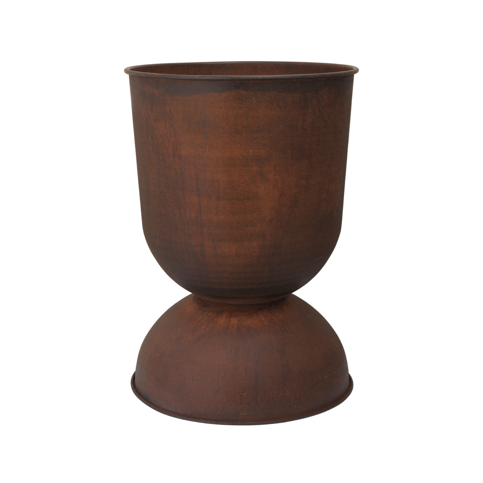 HOURGLASS Plant Pot, Iron Rust Colour, 73 cm - ferm LIVING