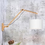 GOOD & MOJO Andes wall lamp adjustable white/nature