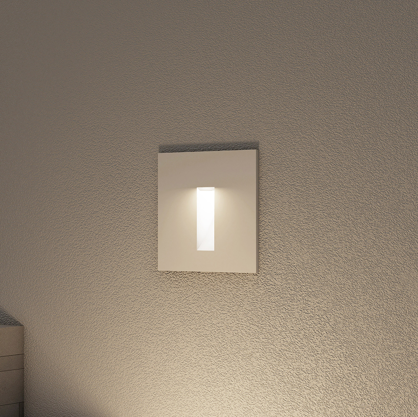 Arcchio Lanti LED-innfellingslampe, hvit
