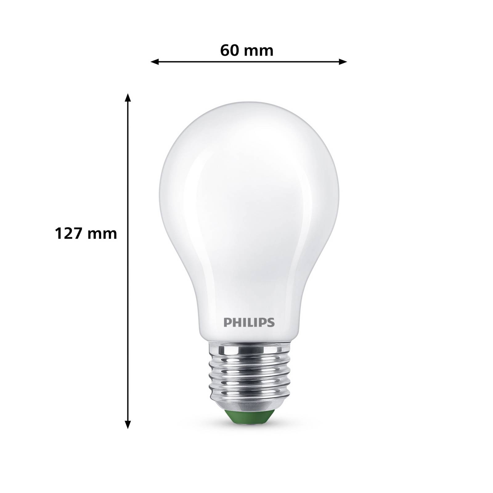 Philips E27 LED žiarovka A60 4W 840lm 2700K matná 3 ks balenie