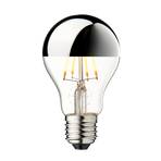 LED zrkadlová lampa Ľubovoľná E27 strieborná 3,5W 2700K stmievateľná