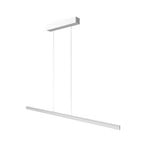 Lampada a sospensione Bande, 150 cm, colore acciaio, CCT, dimmer