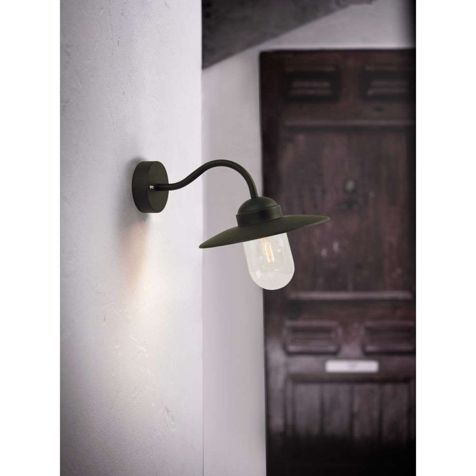 Luxembourg Utomhus Vägglampa Black - Nordlux