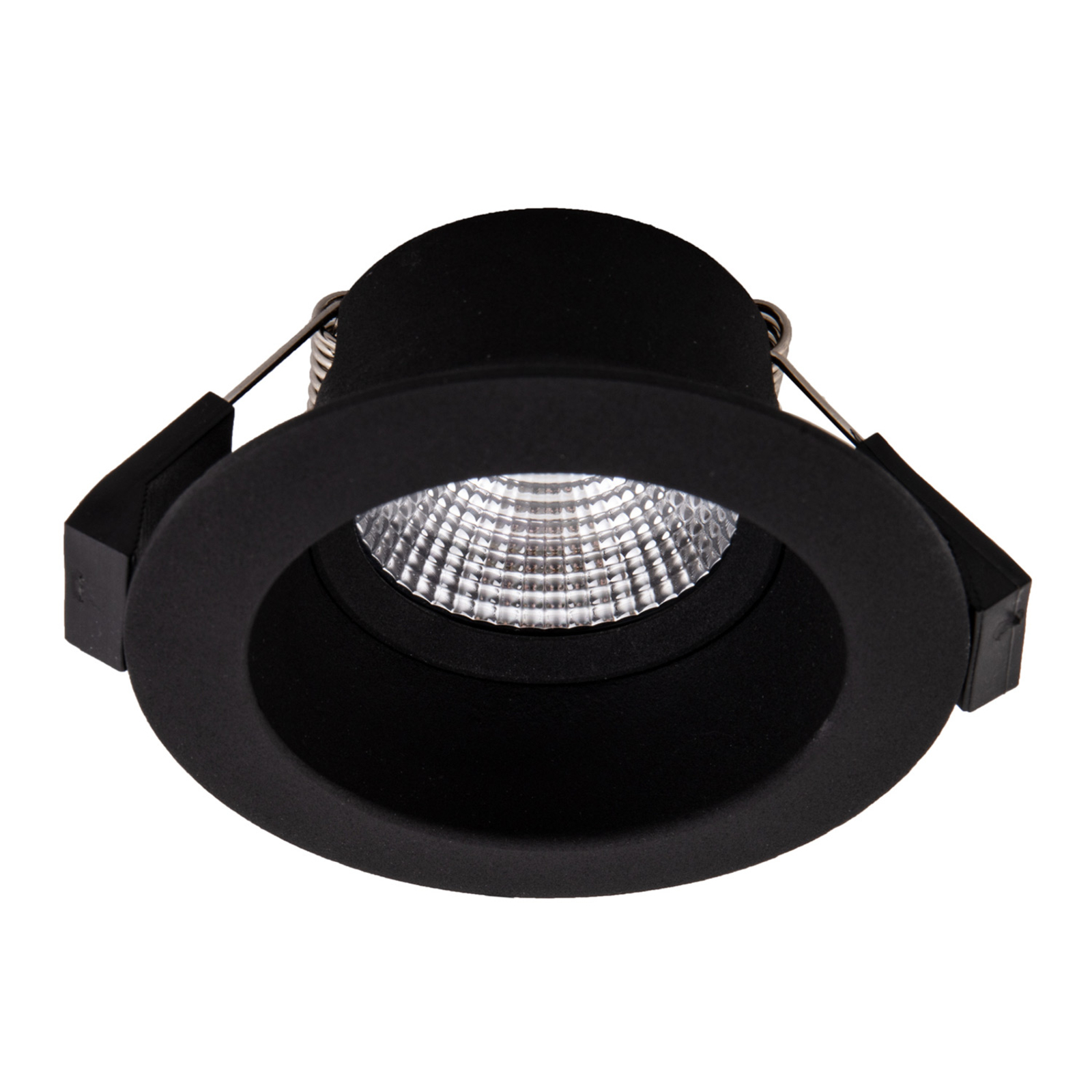 SLC One Soft LED recessed spotlight black 3,000K