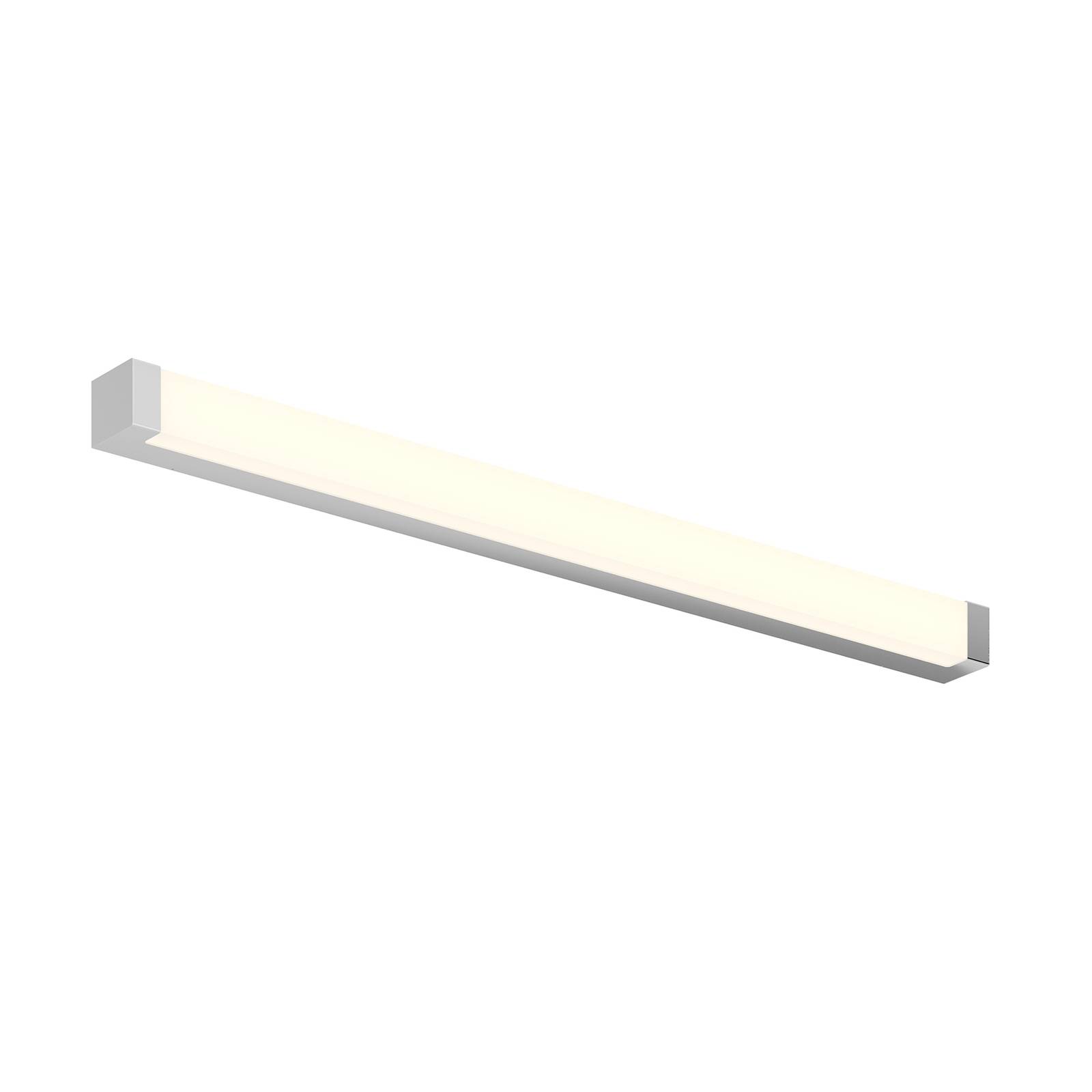 Lindby Skara LED bathroom light, 120 cm, for Bathroom, aluminium, plastic, 20 W, W: 120 cm, H: 7 cm