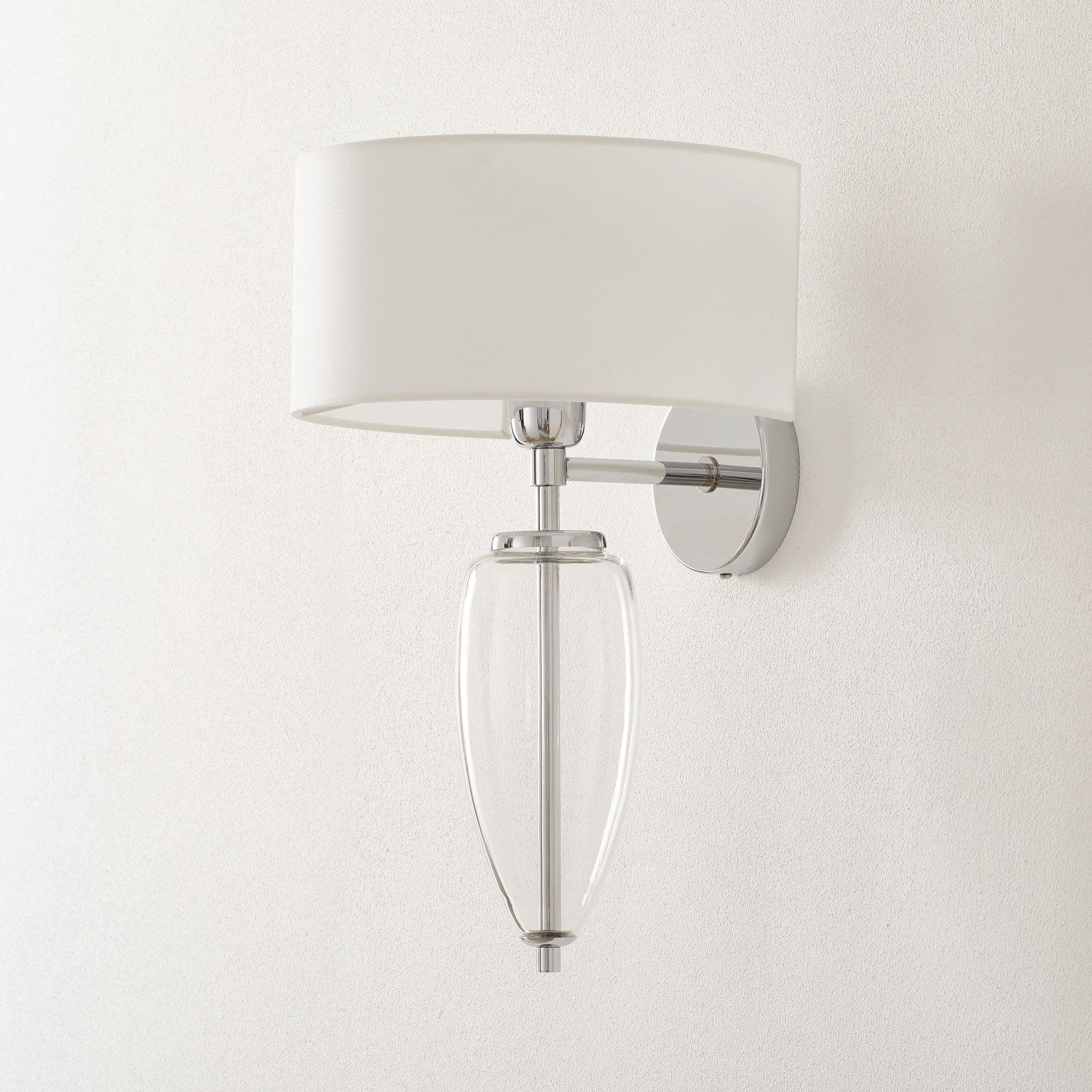 Show Ogiva wall lamp with clear glass element