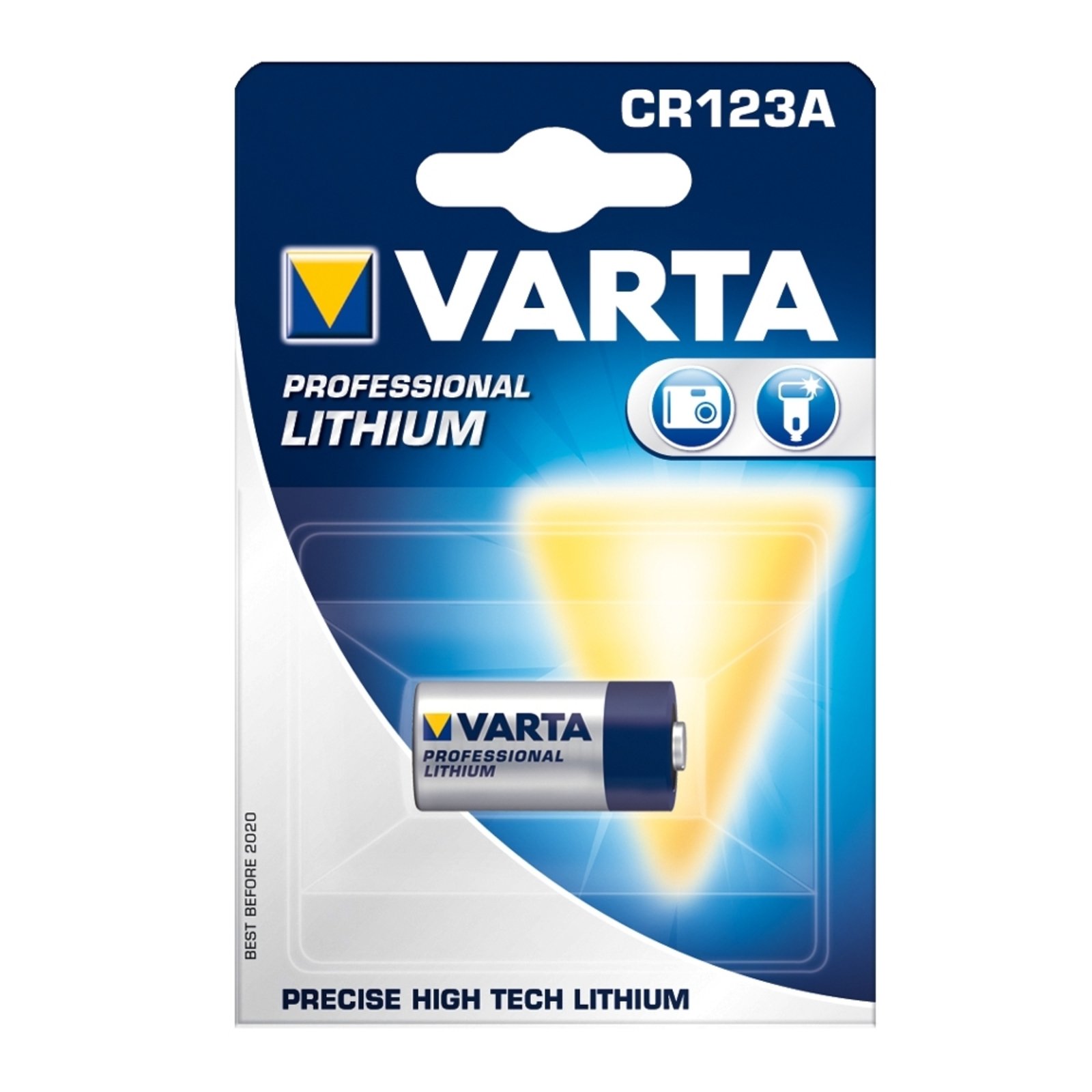 Batteria al litio CR123A (6205) 3 V