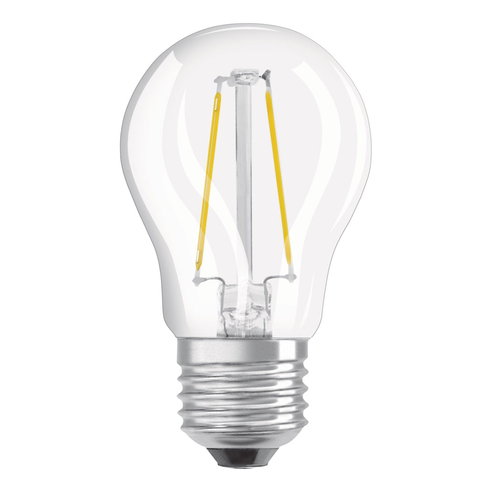 OSRAM LED lamp E27 2,8W timmitav soe valge läbipaistev lamp