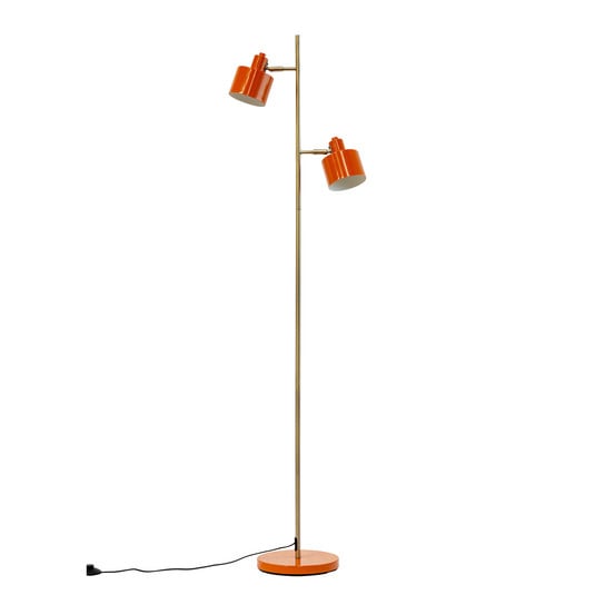 Stojacia lampa Ocean, oranžová, výška 160 cm, 2-pl. - Dyberg Larsen