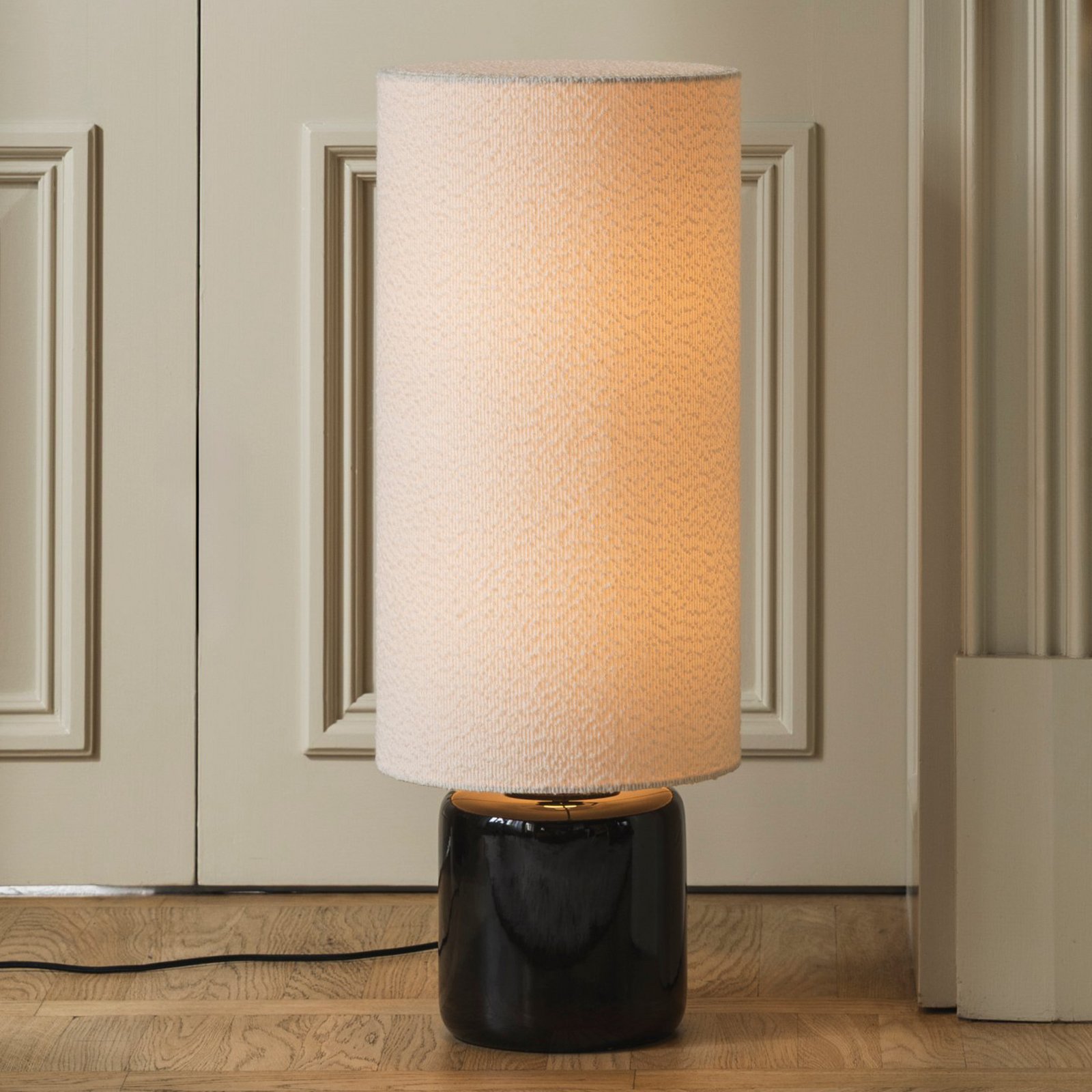 Globen Lighting Florian álló világítás, fehér/fekete Magasság 80 cm