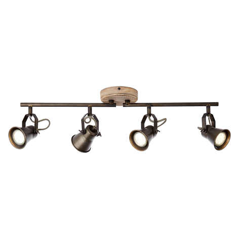 Seed takspot, 4 lyskilder, svart