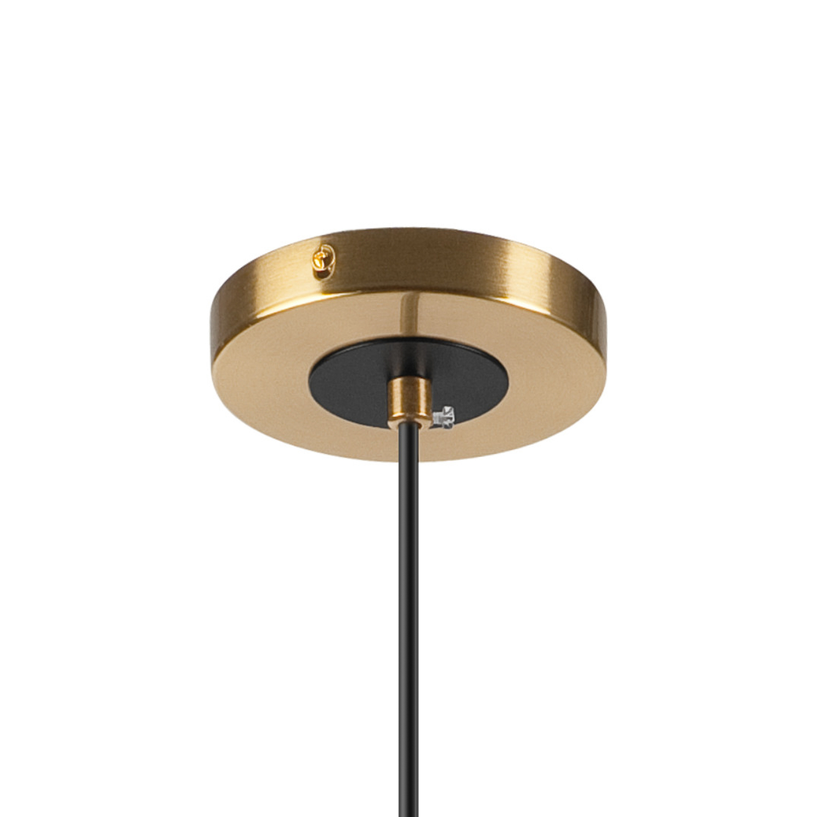 Natalia hanglamp, 3-lamps, glas, goud