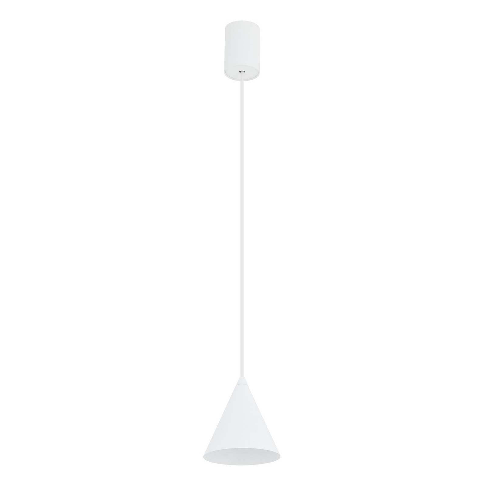 Hängeleuchte ZENITH, weiß, Ø 11 cm, Metall, GU10