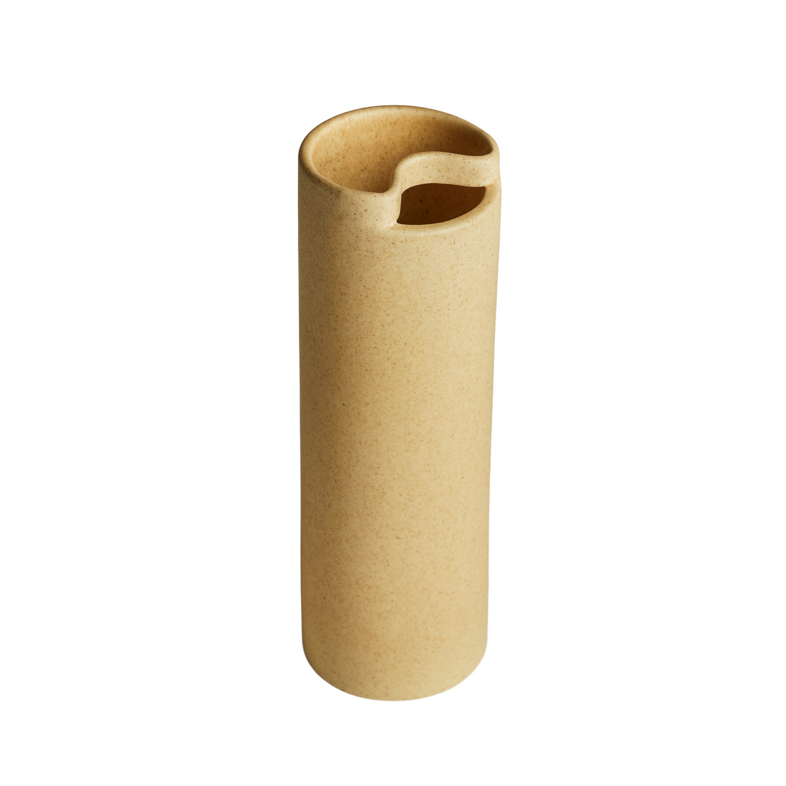 Flowr-vase, sandbeige matt, keramikk, høyde 26 cm – Woud Flowr-vase, sandbeige matt, keramikk, høyde 26 cm – Woud