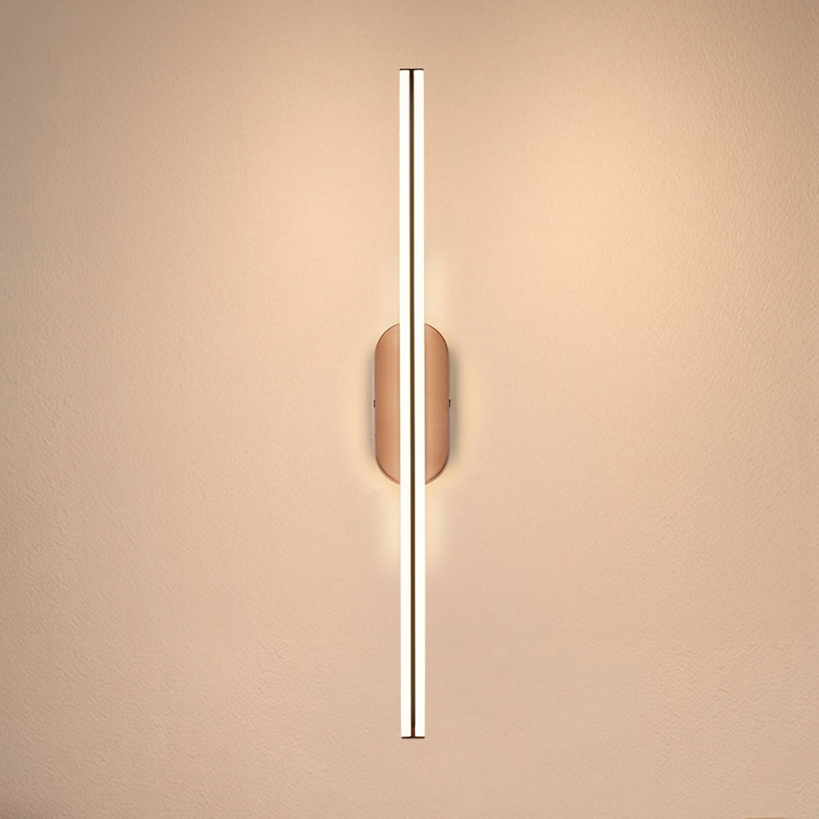 Ruth LED wall light, bronze/anthracite, height 60 cm, 3,000 K