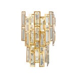 Calmeilles Wandleuchte, messing, 33 cm Glas - Stars of Light