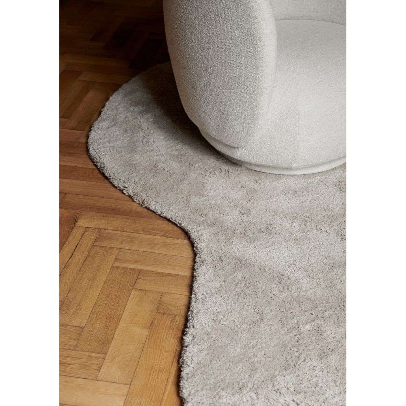 Forma Wool Rug Small Off-White - ferm LIVING