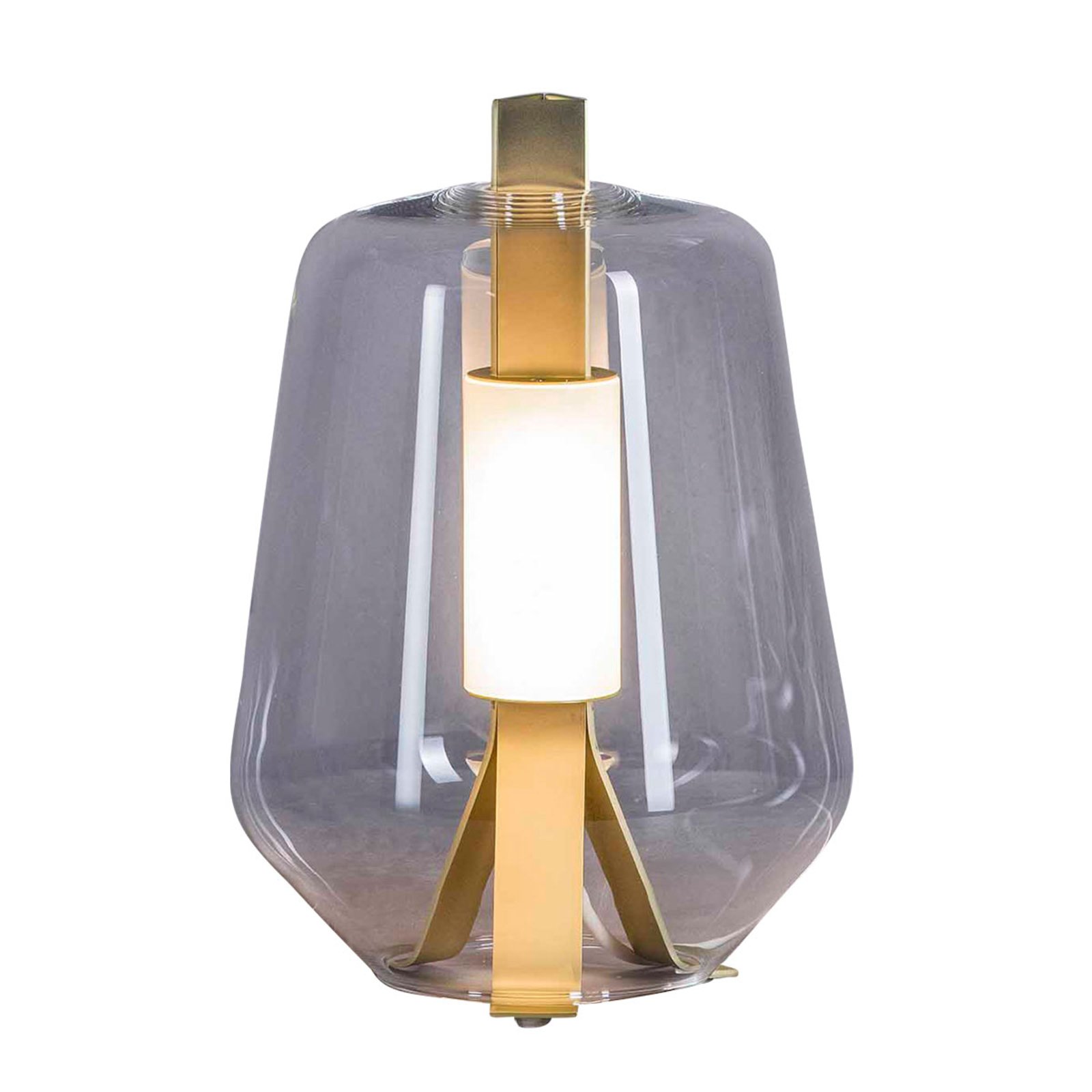 Prandina Luisa T1 table lamp 2,700 K brass/clear