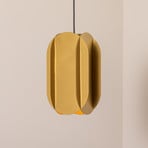 Lampă suspendată Corner, culoare auriu, înălțime 35 cm, metal, E27