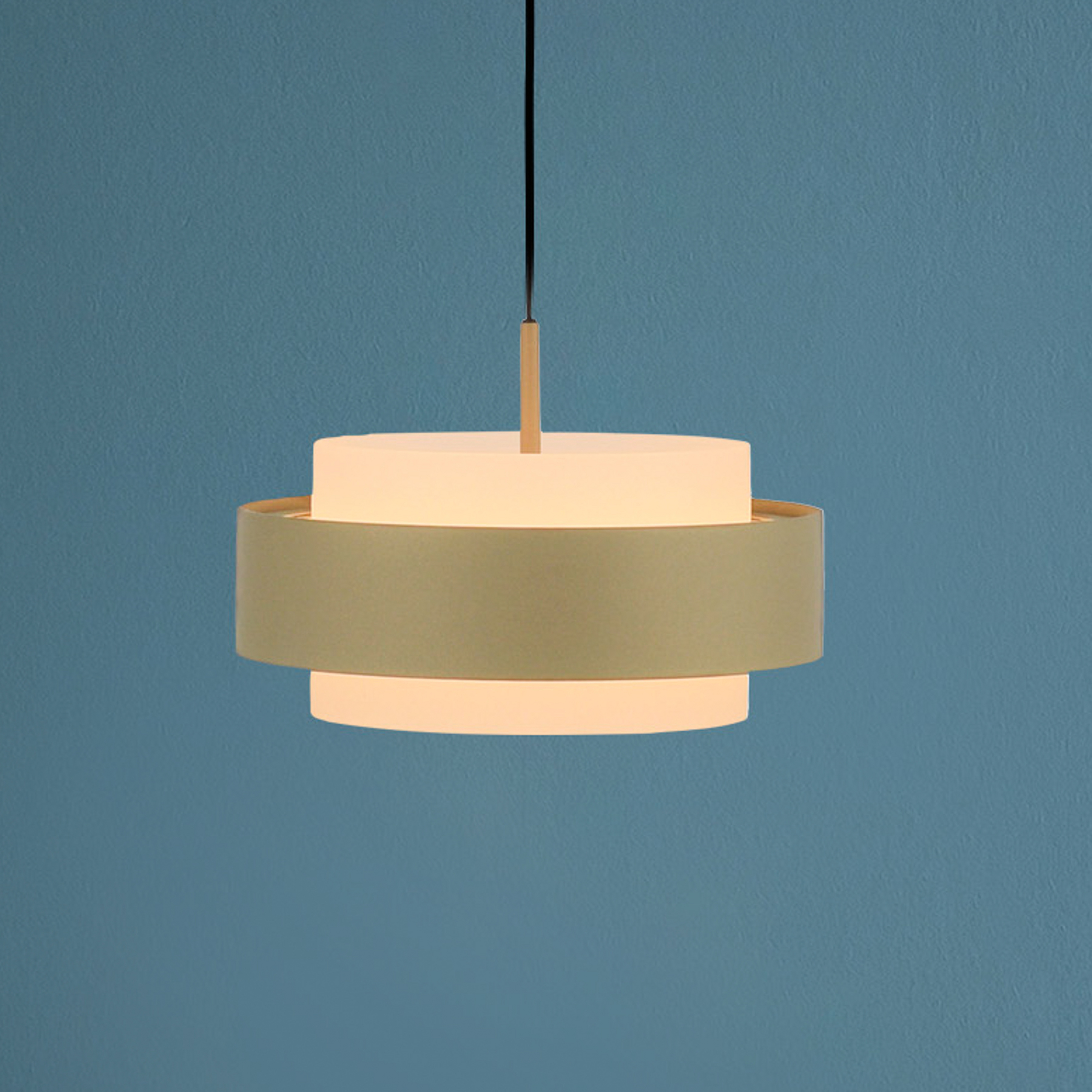 SCHÖNER WOHNEN LED-Hängelampe Elmo, Sandbrise, 1-fl., 3000 K