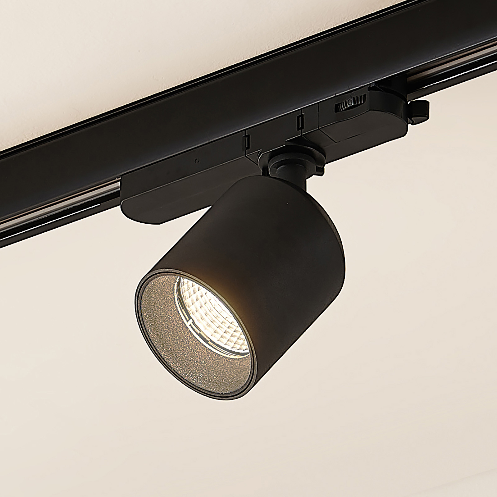 Arcchio Candra LED track spotlight, black