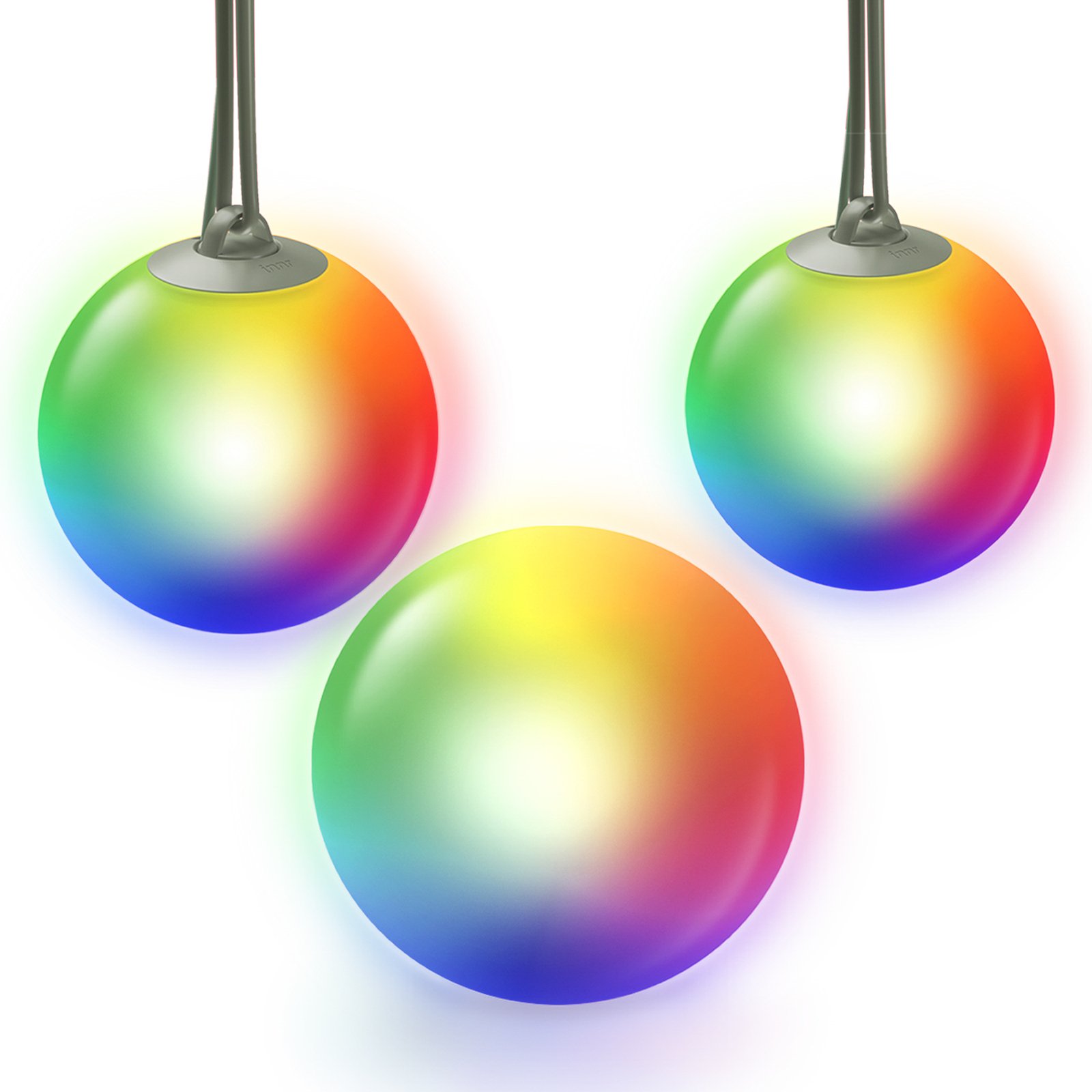 Innr Smart Outdoor Globe Colour -LED-pallo, 3 kpl