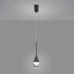 Helestra Deep LED hanging light, matt black