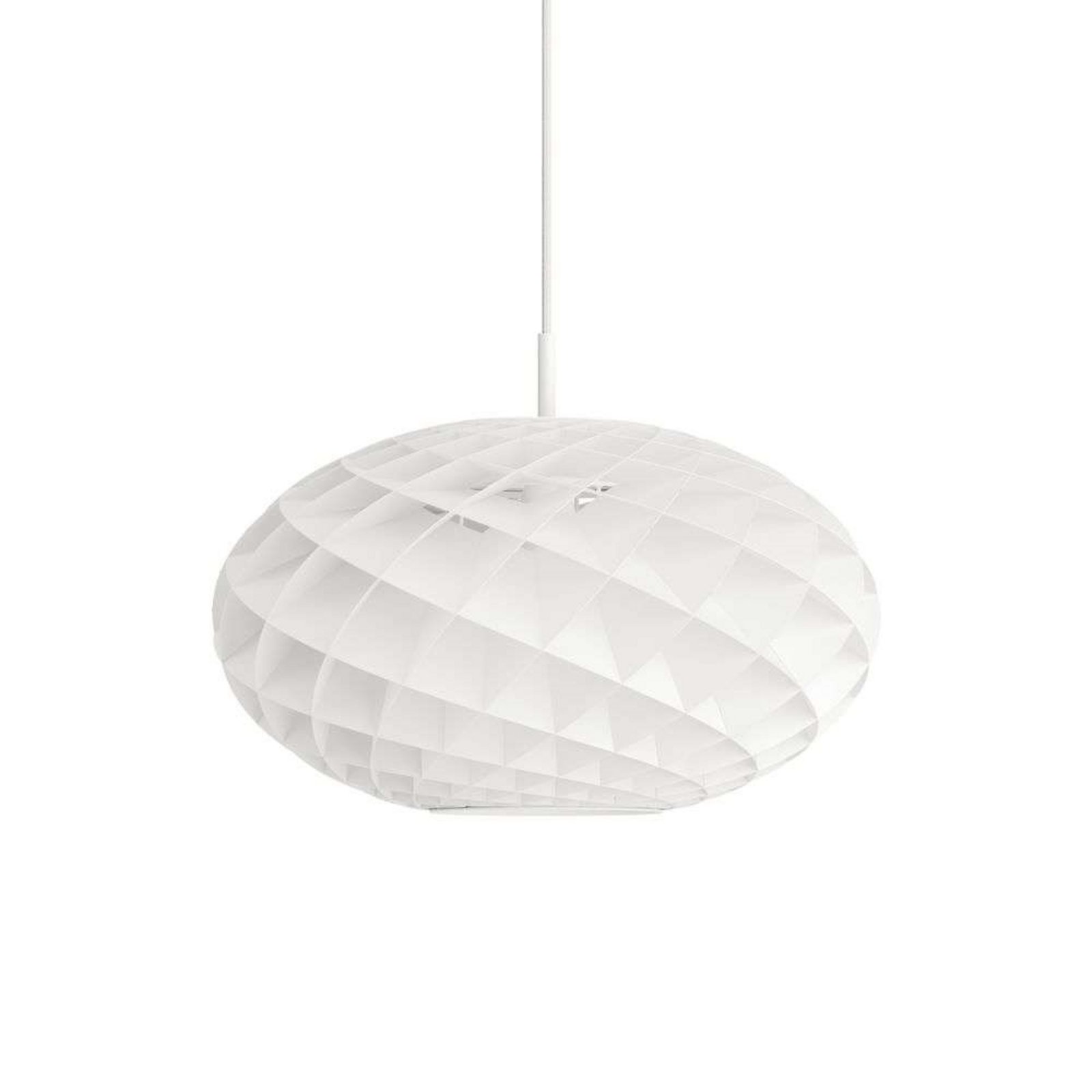 Patera Oval Závěsná Lampa Matt White - Louis Poulsen