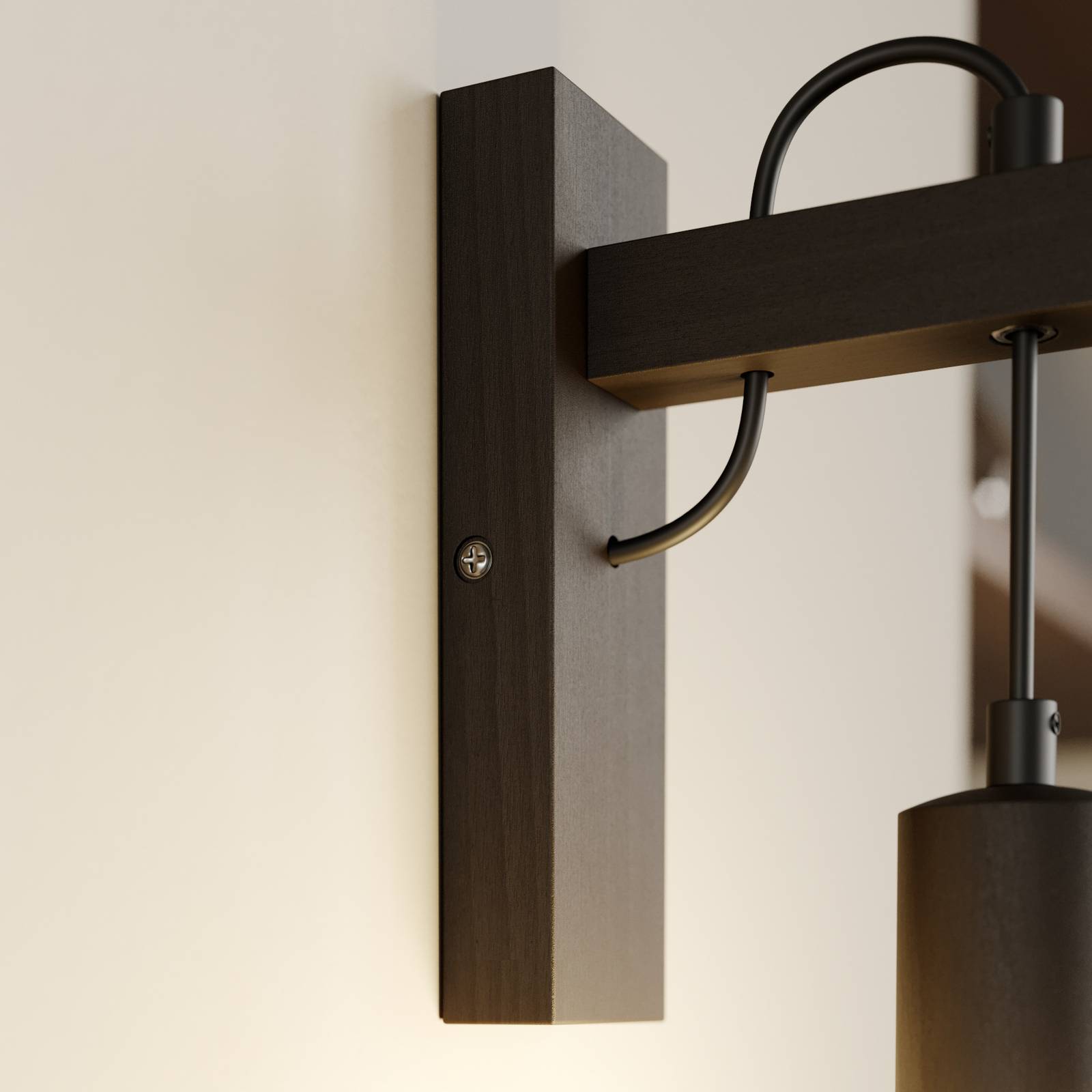 Kinkiet Tyske z drewna, wenge