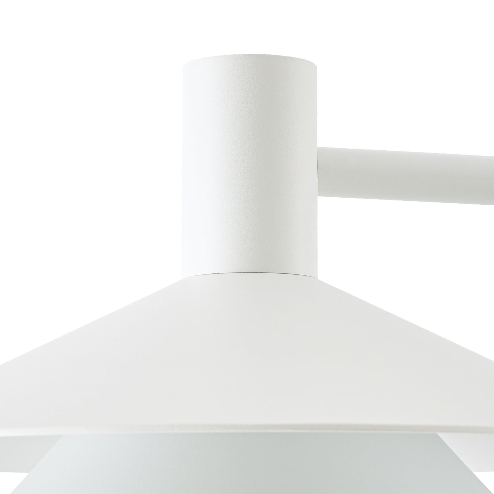 Montaro LED-Außenleuchte, weiß, 220 cm, IP54, Aluminium - Lucande