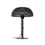 Calenza varmestråler, svart, høyde 70 cm, 1 500 W, aluminium – Lucande