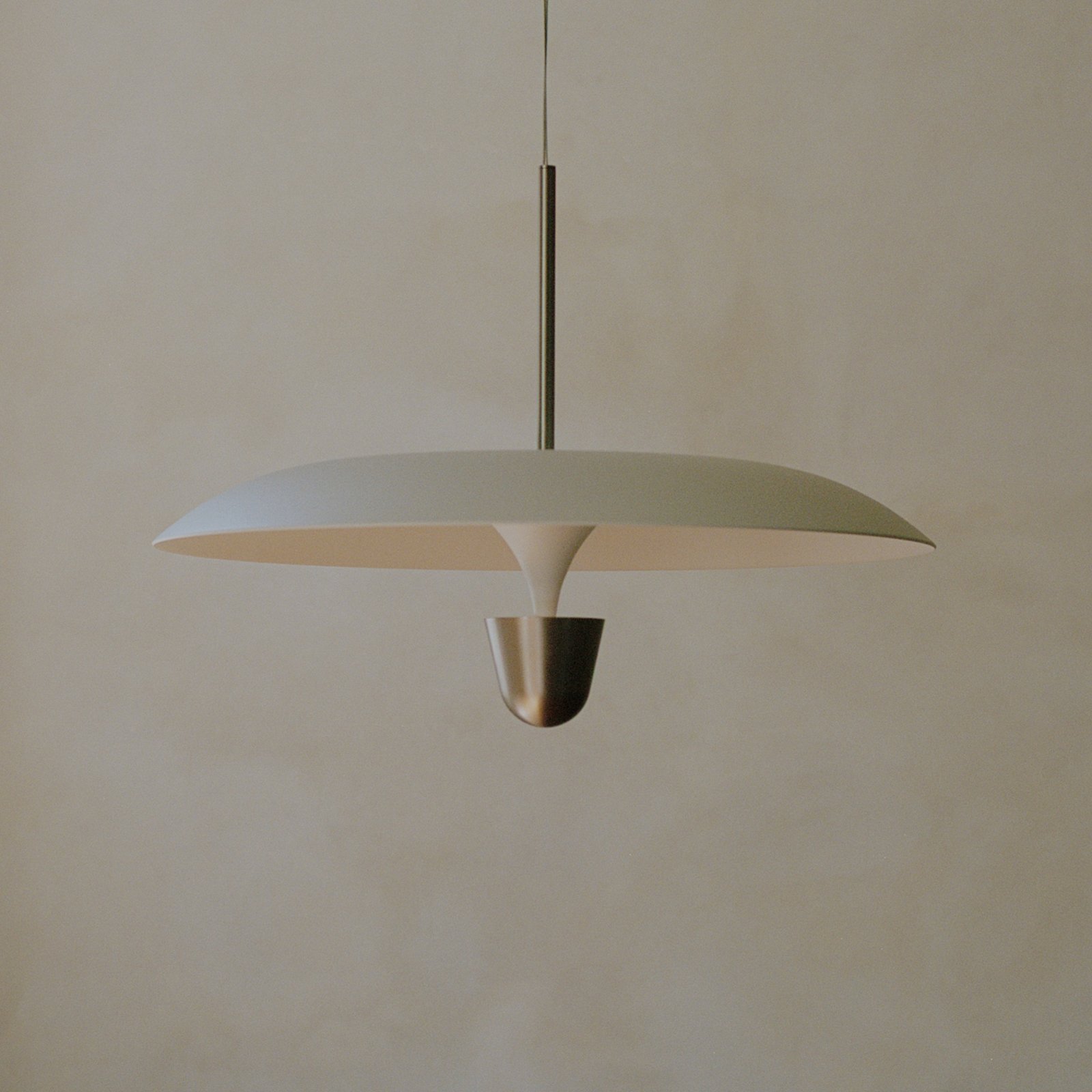 Suspension LED Kantarell, Ø 55 cm, nickel - New Works Suspension LED Kantarell, Ø 55 cm, nickel - New Works