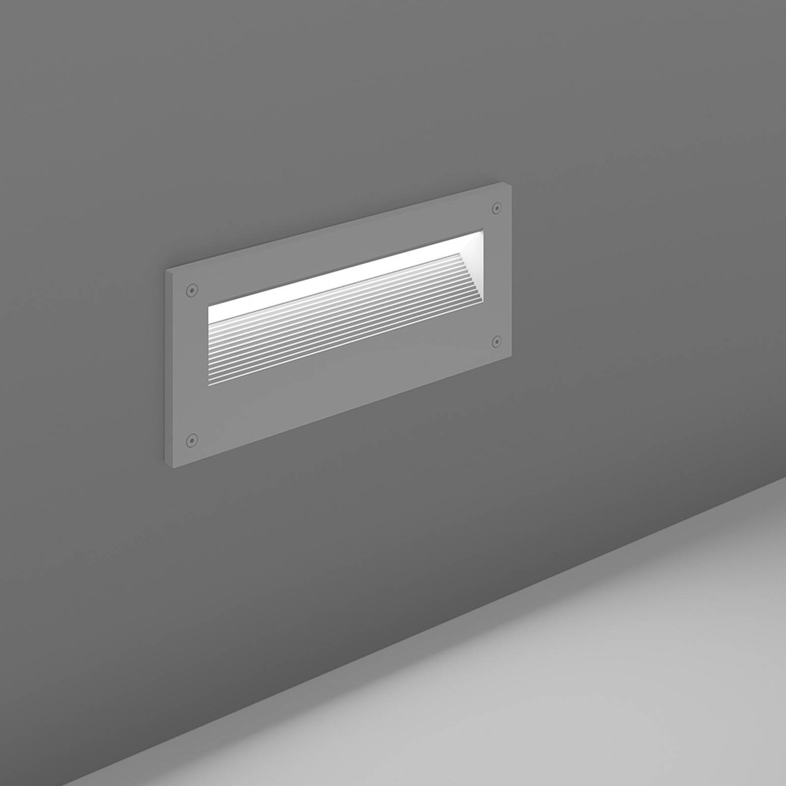 LEDS-C4 Micenas indbygningslampe, 25,5x11,5 cm grå