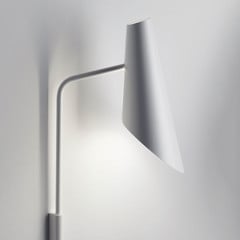 Nástenné svietidlo Vibia I.Cono 0725, 54 cm, biele