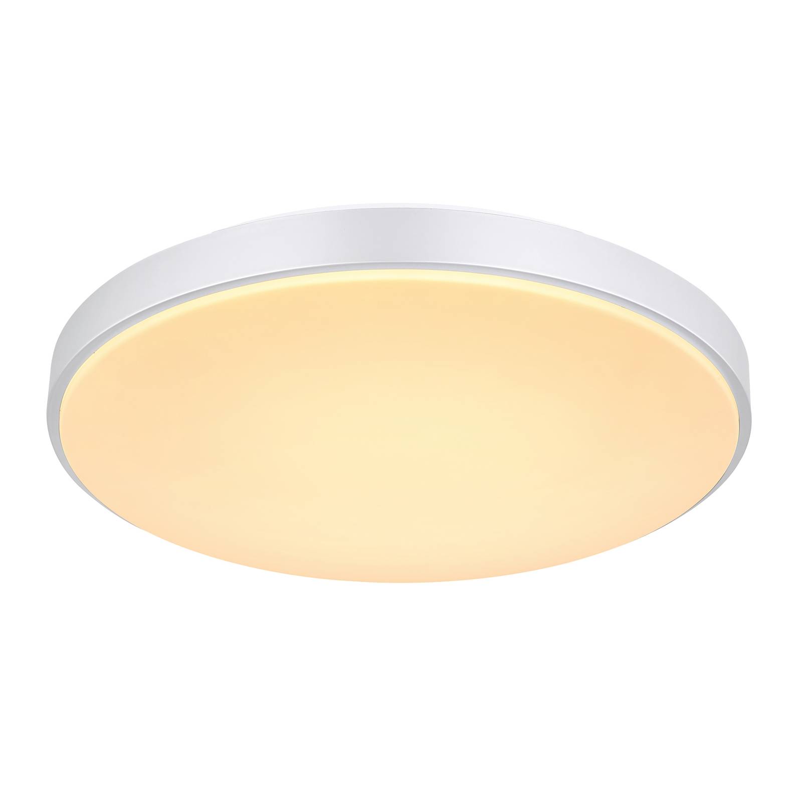 Lampa sufitowa LED Sonny, srebrna, CCT, Ø 41 cm