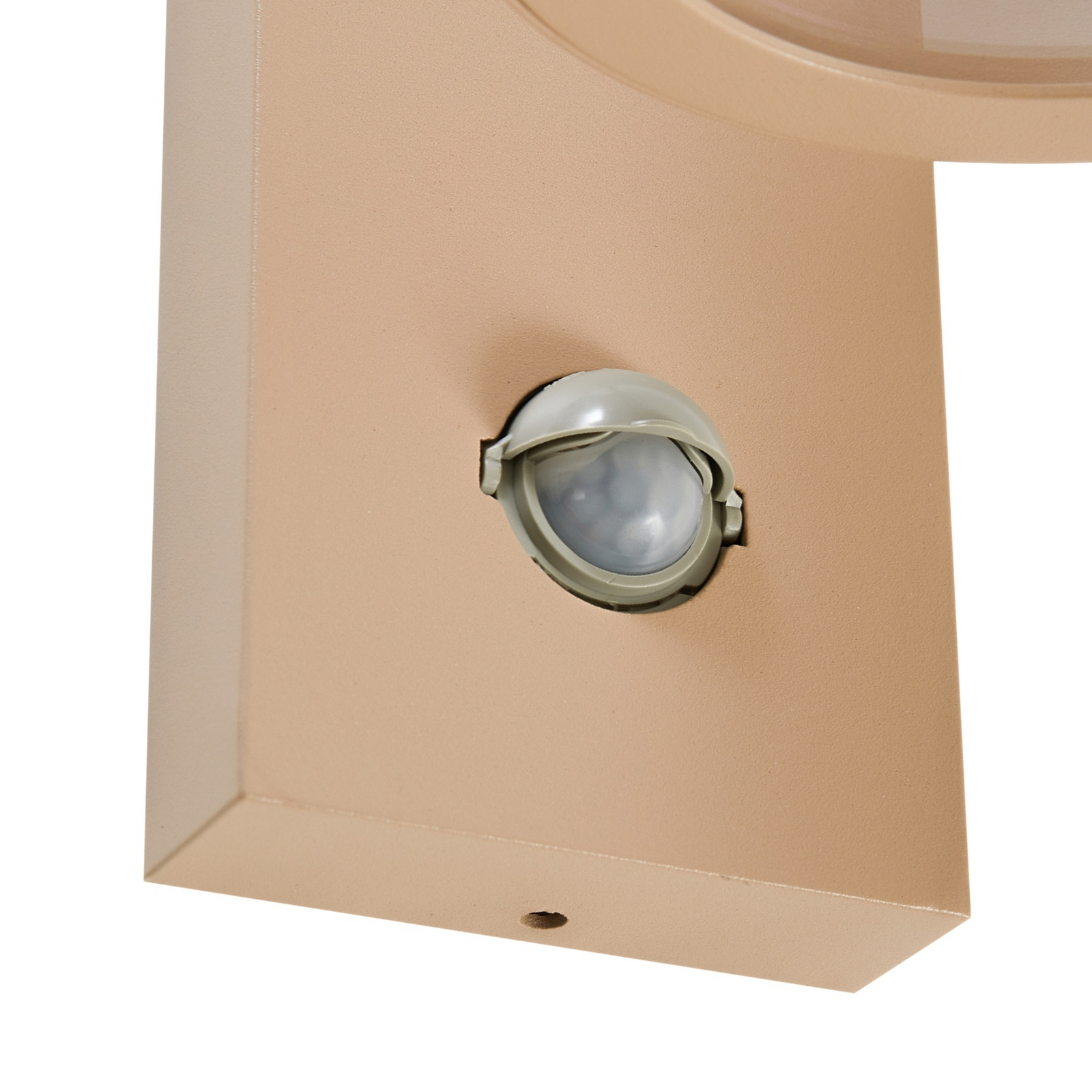 Yrene Fluted Draußen Wandleuchte w/Sensor Beige - Lindby