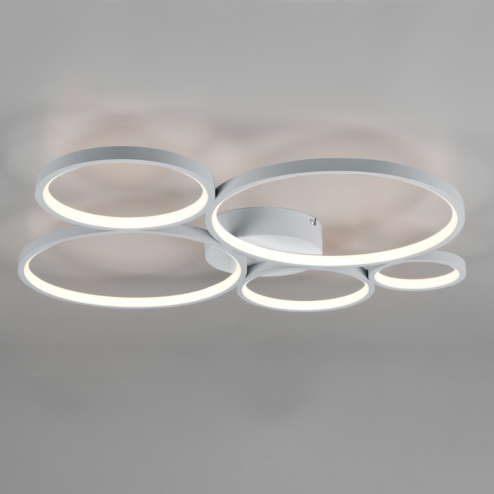 LED-Deckenlampe Rondo, silber