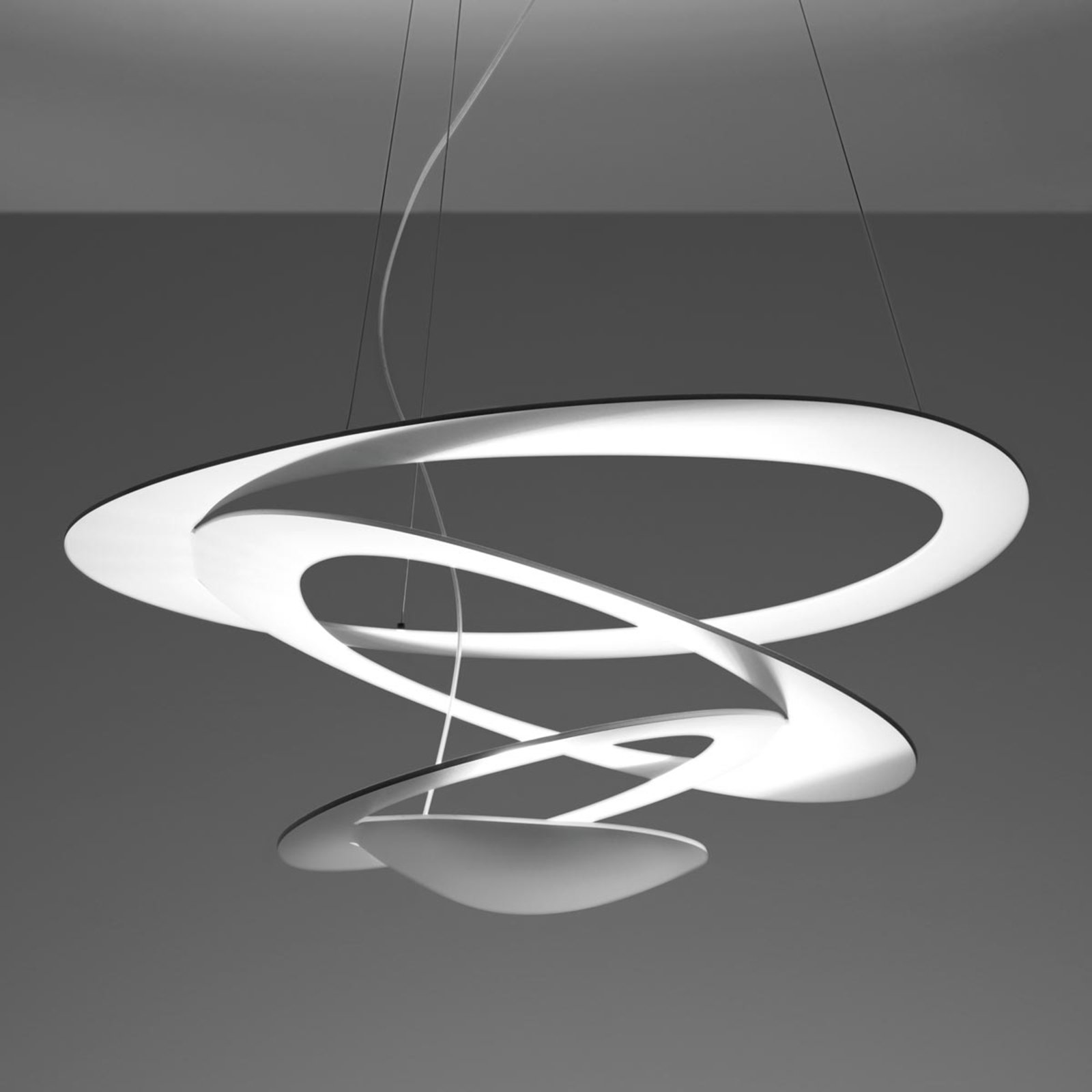 Artemide Pirce - white designer pendant light