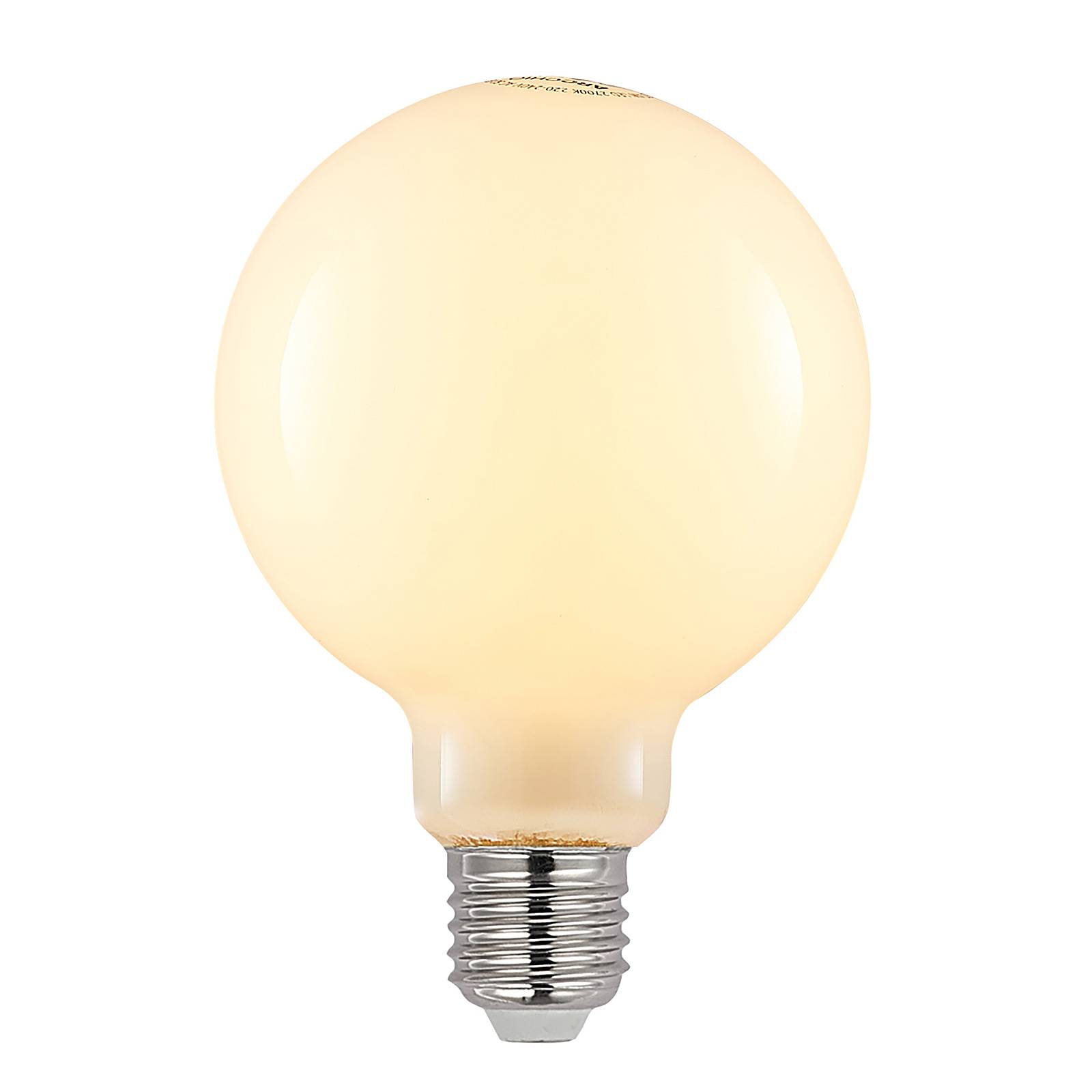 Ampoule LED E27 8 W 2 700 K G95 globe opale