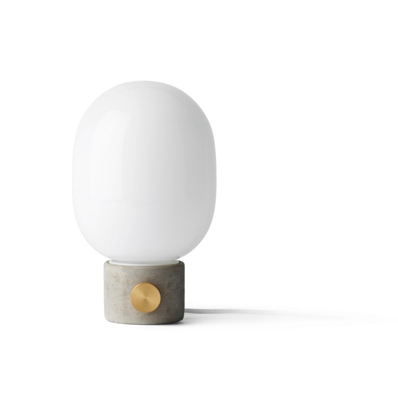 JWDA Lampă de Masă S Light Grey/Brass - Audo Copenhagen