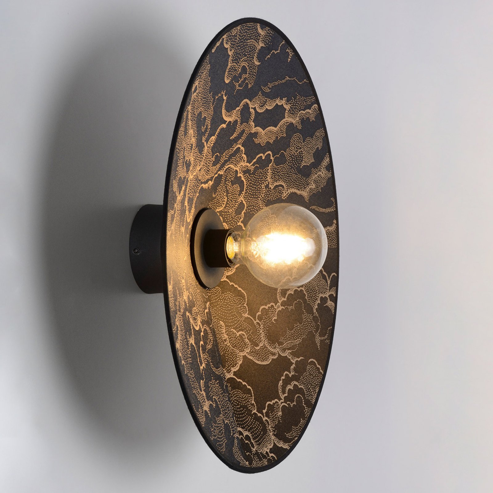 Gatsby Wandleuchte kumo schwarz Ø 50cm - MARKET SET