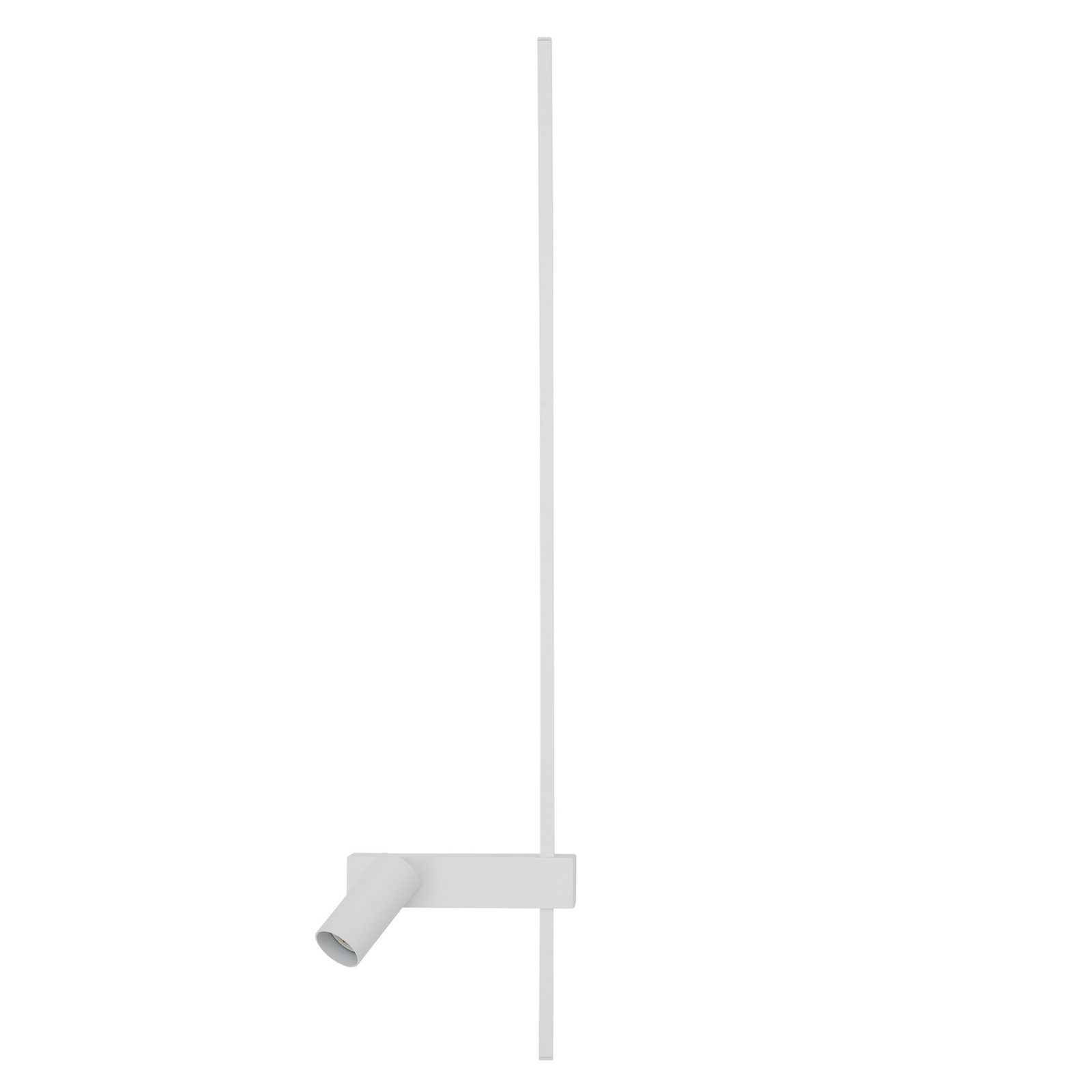 Φωτιστικό τοίχου EASY RIGHT, λευκό, πλάτος 80 cm, μέταλλο, GU10 + LED
