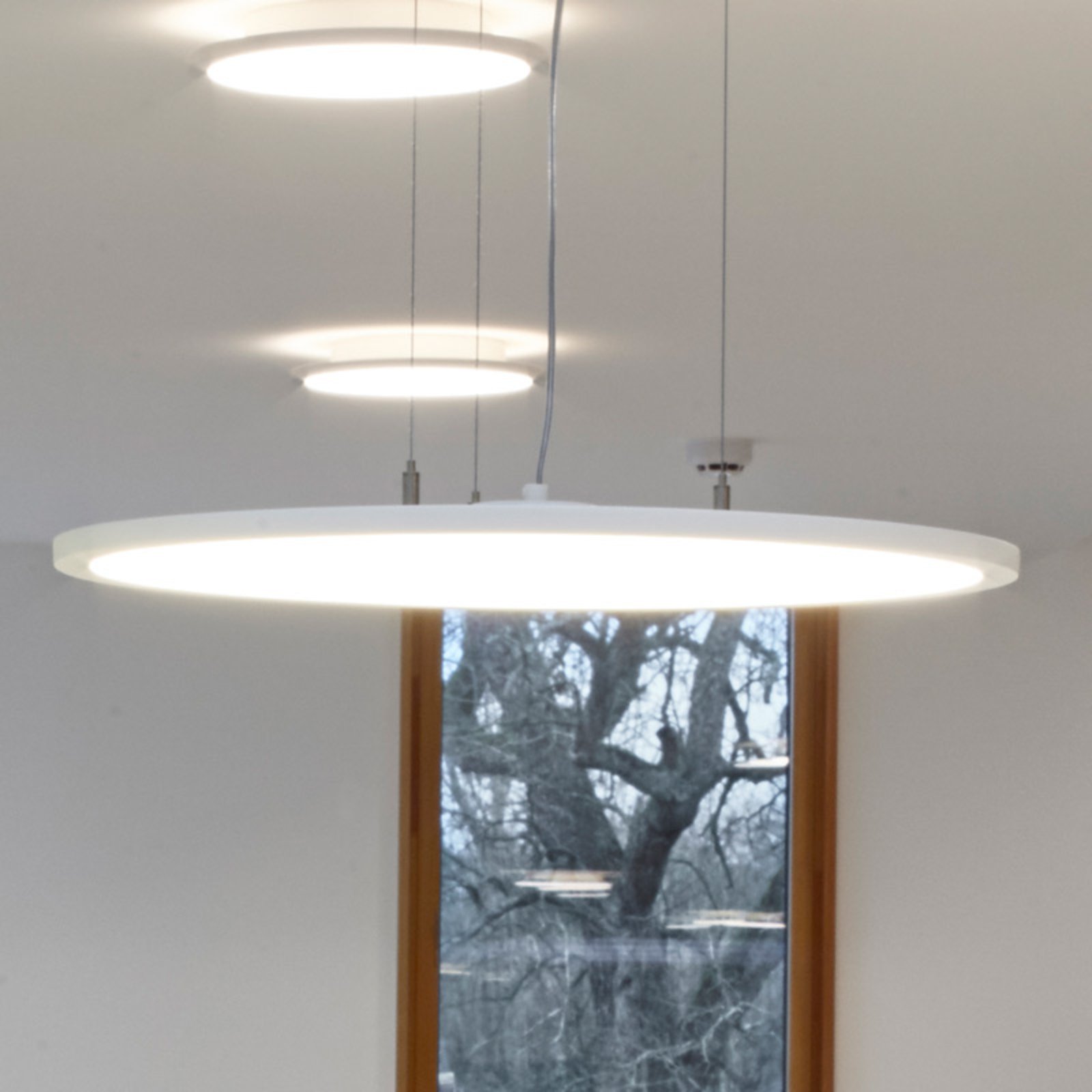 LED pendant light FL Round 777 PL OP Ø 73cm on/off