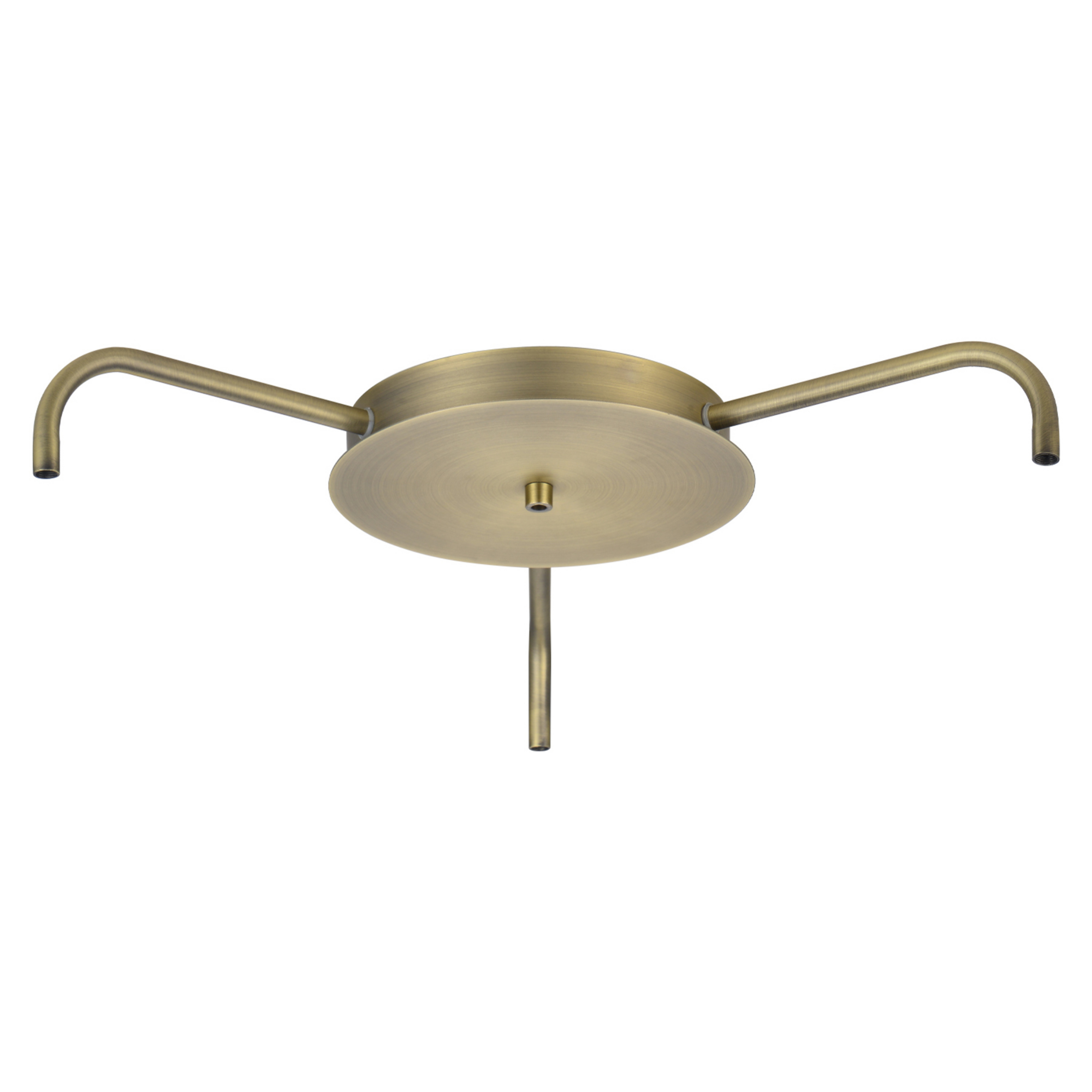714148 Rosace, laiton vieilli, 4 raccords - Halo Design