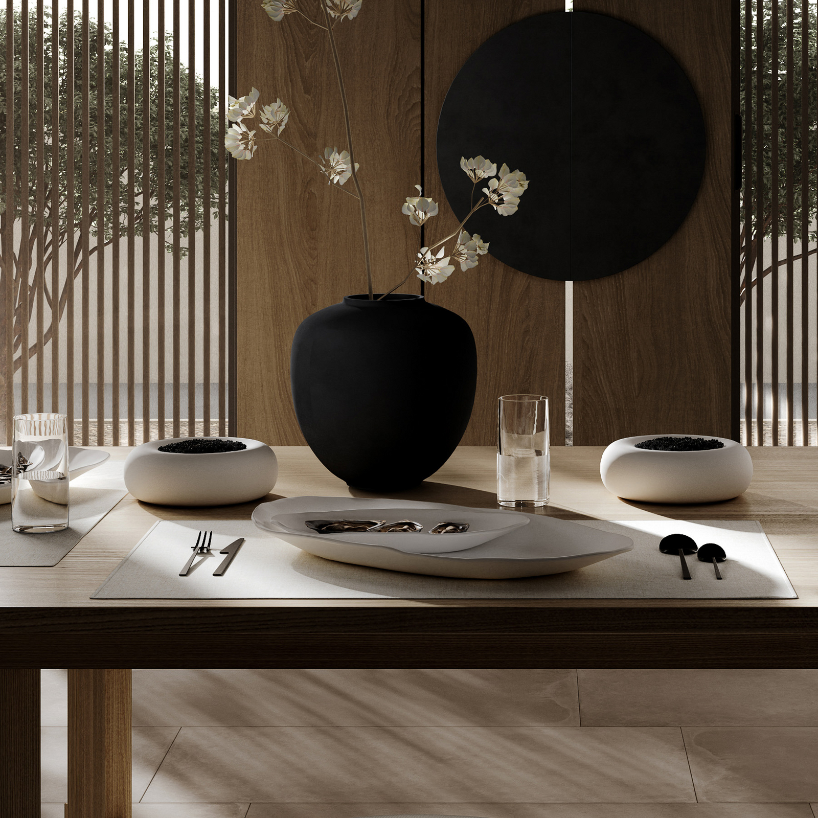 Miska Native, wysokość 7 cm, kamień, biała – 101 Copenhagen